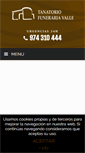 Mobile Screenshot of funerariavalle.com
